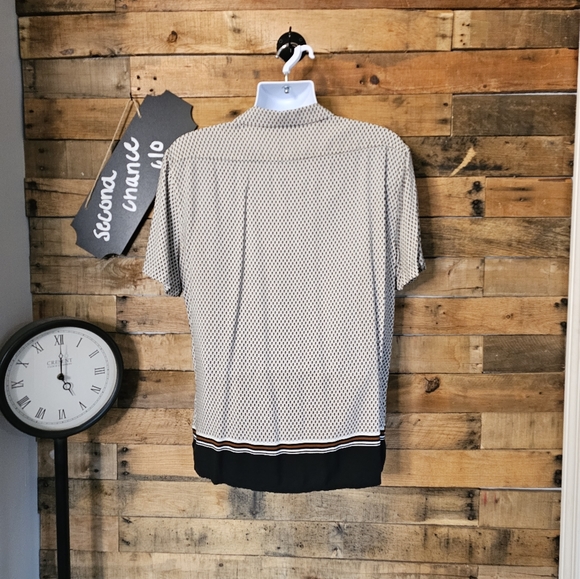 Express men's retro bowling style button up shirt size large - Picture 9 of 14